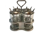 Thai Kitchen Seasoning Storage Set Stainless Steel Herb Spicy Container. Fixed Price $58.17.