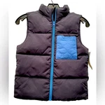 Cat&jack Boy Blue Full Insulated Vest Teen Outwear With Pocket. Fixed Price $18.96.