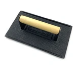 Lodge Camp Chef Cast Iron Burger Grill Meat Press With Ridges & Wooden Handle. Fixed Price $27.90.