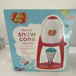 Jelly Belly Electric Snow Cone Machine JB15335 With 20 Cups & Straws. Fixed Price $30.00.