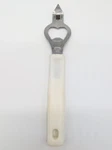Vintage Rowoco Stainless Steel Bottle Opener Korea Church Key Can Piercer. Fixed Price $9.99.