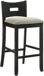 Armen Living Ren 26 Black Counter Height Rubberwood Barstool Fog Seat Gray. Fixed Price $109.00.