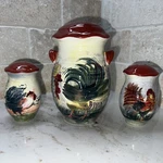 Cic Le Rooster Salt And Pepper Set & Cheese Susan Winget Country. Fixed Price $39.99.