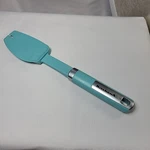 Kitchenaid Gourmet Scraper Spatula Aqua Sky Silicone 12.5" Utensil Mixer Forked. Fixed Price $20.00.