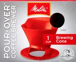 Melitta 64008 Red Ready Joe Filter Cone. Fixed Price $10.51.