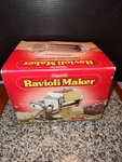 Ravioli Maker Machine Stainless Steel Pasta Noodle Cutter From Italy By Imperia. Fixed Price $52.00.