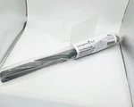 New Pampered Chef Long Skinny Scraper 13" Silicone #100192 Grey Kitchen Prep. Fixed Price $15.19.