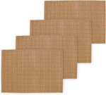 Bamboomn Placemat/sushi Rolling - 18" X 13" 4 Units, Brown. Fixed Price $21.27.