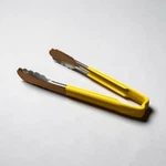 Vintage Vollrath Nsf Stainless Steel Tongs Yellow Handle Sheboygan Usa MOD#47809. Fixed Price $16.14.