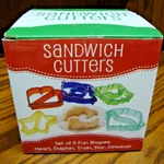 Sandwich Cutters Set 5PC Kids Fun-shapes Heart-dolphin-train-star-dinosuar 996. Fixed Price $19.99.