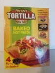 Perfect Tortilla Set 4 Non Stick Baked Not Fried Taco Salad Bowl Shells. Fixed Price $5.50.