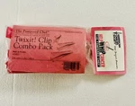 Pampered Chef Pink Twixit Combo Pack Set Of 10 Bag Clips (help Whip Cancer). Fixed Price $21.97.
