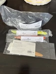 New Pampered Chef Utensils Lot Of 4- 2 Coated Knives Mini Mits Cheese Crumbler. Fixed Price $32.99.