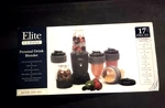 Maximatic EPB-1800 Elite Cuisine 300-WATT 17-PIECE Personal Drink Blender, Black. Fixed Price $15.00.
