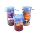 Silicone Stretch Lids - Reusable Can And Jar Food Covers Set Of 3. Fixed Price $9.99.