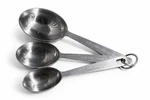 Ekco Stainless Steel Measuring Cups Set 1/2 1/4 1/8 Nesting. Fixed Price $15.99.