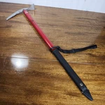 Stubai Tour Lite Ice Axe Pick Vintage 30" Overall Length Long Handle Red Austria. Fixed Price $99.00.