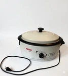 Nesco 4816-14-30 Classic Quart Roaster Oven White Porcelain Cookware Tested. Fixed Price $16.99.