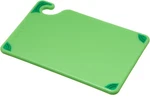 San Jamar Saf-t-grip Plastic Cutting Board With Safety Hook, 6" X 9", Green. Fixed Price $64.73.