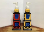 Ketchup And Mustard Gas Pump Dispensers 2003 Boston Warehouse Trading Corp. Fixed Price $15.98.