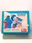 Vtg. Hamilton Beach Sesame Street Cookie Monster Electric Press Open Box. Fixed Price $26.00.
