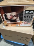 Weston - 7.5 Electric Food Slicer Stainless Steel. Fixed Price $69.99.
