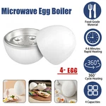Microwave Boiler Cooker 4 Eggs Pod Detaches Shell Steamer Kitchen Tool. Fixed Price $10.27.