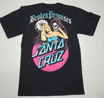 Santa Cruz Broken Promises Shirt Mens Size Meduim Black Double Sided. Fixed Price $24.00.