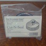 The Pampered Chef Cut-n-seal Pastry 3 1/2" Sandwich Cutter Sealer #1195 New. Fixed Price $19.99.