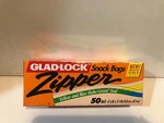 Vintage 1980'S 1990'S Glad-lock Zipper Snack Bags Food Box T.v. Movie Prop. Fixed Price $969.99.