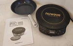 New Nuwave Pic Gold Precision Induction Cooktop + 7" Non Stick Stainless Skillet. Fixed Price $68.99.