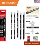 X T1044D 250MM Jigsaw Blades Designed For Long Clean Straight And Fast Cuts.... Fixed Price $36.79.