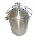 Vintage Compost Pail Stainless Steel Endurance, Gardener, Outdoor, Lawncare. Fixed Price $17.95.