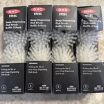 Lot (8) New Oxo Steel Soap Dispensing Dish Brush Refills. Fixed Price $30.57.