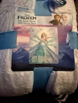 Disney Frozen Elsa Silk Touch Throw With Sherpa Back 60 X 80. Fixed Price $35.00.