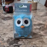 Kikkerland Design Owlet Little Blue Mechanical Kitchen Timer Adjustable. Fixed Price $11.00.