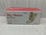 Radio Shack Big Button Amplified Trim Phone 43-880 Desktop Untested Light Up Key. Fixed Price $13.50.