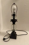 Safavieh Lighting 22"-INCH Alanna Black/ Clear Glass N/a Pineapple No Shade. Fixed Price $44.99.
