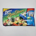 Ziploc 'n Steam Medium Cooking Bags Microwave. Pack Of 10, Discontinued. Fixed Price $15.99.