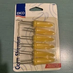 Vintage Ekco Corn Skewers Package 6 Count On Cob Holders New. Fixed Price $6.99.