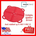 Mainstays Foldable Silicone Splatter Screen / Trivet Quartered - Free Shipping. Fixed Price $17.93.