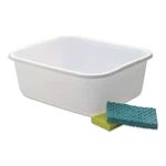 Rubbermaid 2951ARWHTCT 14.5" X 12.5" 5.7" Gal Dishpan - (6/CT) New. Fixed Price $47.41.