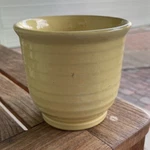 Bauer Pottery Ringware Beater Bowl Yellow Planter Early 20TH Century. Fixed Price $35.00.