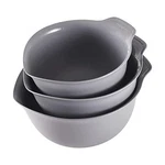 Plastic Mixing Bowls Set Of 2.5QT 3.5QT 4.5QT Gray Kitchenaid Universal Quart. Fixed Price $51.99.