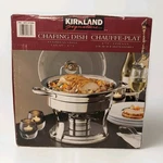 New Box Kirkland 5 Qt Stainless Steel Chafing Dish Catering Quality. Fixed Price $49.99.