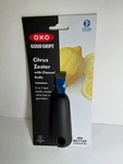 Oxo Good Grips Citrus Zester With Channel Knife 2 In 1 Tool Garnisher. Fixed Price $9.99.