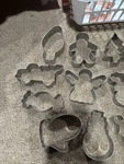 Wilton 18PC Holiday Cookie Cutter Set. Fixed Price $10.99.