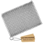 Cast Iron Scrubber 316 Stainless Steel Skillet Cleaner 8"X6" Chainmail. Fixed Price $12.50.