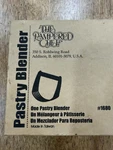 Pampered Chef One Pastry Blender #1680 Baking Tool Pie W/box. Fixed Price $12.99.