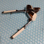 Pedrini Garlic Press Metal White Handles Made Italy Kitchen Tool. Fixed Price $11.95.